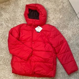 NWT GapKids boys red puffer coat. Size XXL (14-16)